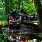 ATV Quad guided off road tour - Scenic Stop at Marupe Wake Park