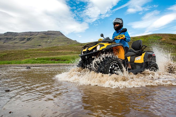 ATV & Rafting Full day adventure from Reykjavik - ATV Adventure Near Hafravatn Lake and Hafrafell Mountain