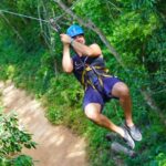 ATV Zipline Swim and Tequila Tasting pick up from Cancun - Soaring on Three Exciting Zipline Flights