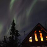 Aurora Viewing - Aurora Husky Lodge , Great view from top of the ridge - The Cozy, Rustic Atmosphere of the Lodge