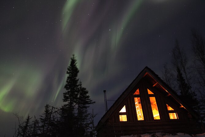 Aurora Viewing - Aurora Husky Lodge , Great view from top of the ridge - The Cozy, Rustic Atmosphere of the Lodge