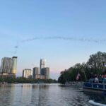 Austin: Bat Bridge Sunset Kayak Tour - The Bat Colony Emerges at Sunset from the Water