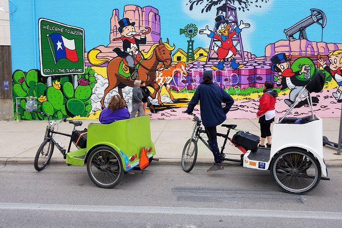 Austin Mural Selfie Tour by Pedicab - How the Private Pedicab Ensures a Personalized Experience