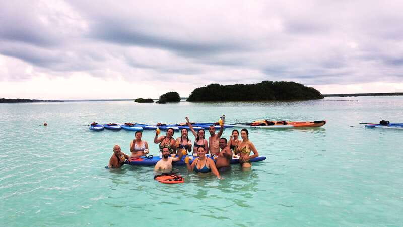 Bacalar: Sunrise Paddleboard Tour with Floating Picnic - Navigating Bacalars Lagoon of Seven Colors