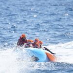 Banana Boat Experience in Barcelona - The Views of Barcelona Skyline from the Water