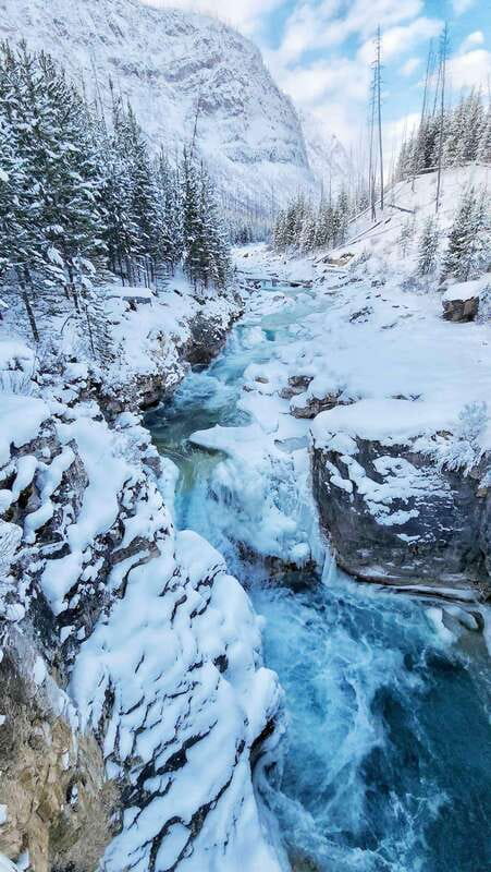 Banff/Canmore: Johnston Canyon & Marble Canyon - Walking Through Johnston Canyon’s Frozen Waterfalls