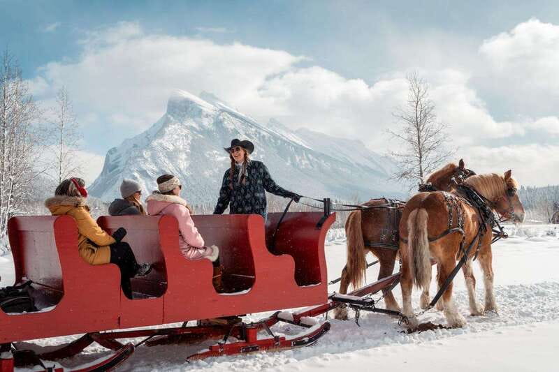 Banff: Family Friendly Horse-Drawn Sleigh Ride - Meet at Banff Trail Riders Stables, the Gateway to Scenic Snow Adventures