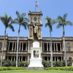 Battleships of WWII at Pearl Harbor from Waikiki - Exploring the Pearl Harbor Historic Sites