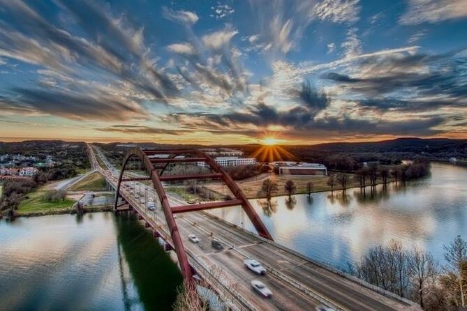 Beautiful Sunset Helicopter Tour of Austin - The Starting Point at 6012 Aviation Drive in Pflugerville