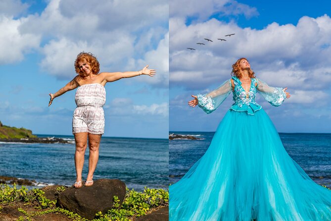 Become a princess for the day! - Customization options for clothing and locations