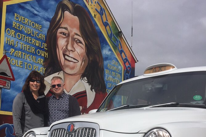 Belfast cab /taxi private 90 mins Terror and conflict- peace tour - The Significance of Bombay Street and Irish Republican Roots
