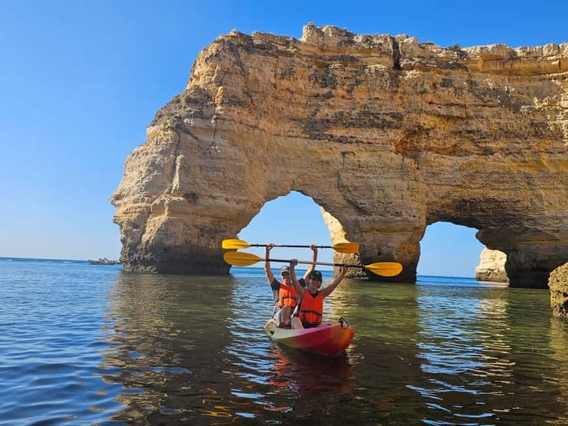 Benagil Cave: Guided Kayak Tour with Caves and Cliffs - Meeting Point and How to Find Your Guide at Benagil Beach