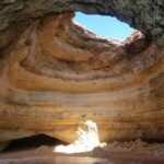 Benagil caves's kayak tour - Navigating from Marinha Beach to the Benagil Cave