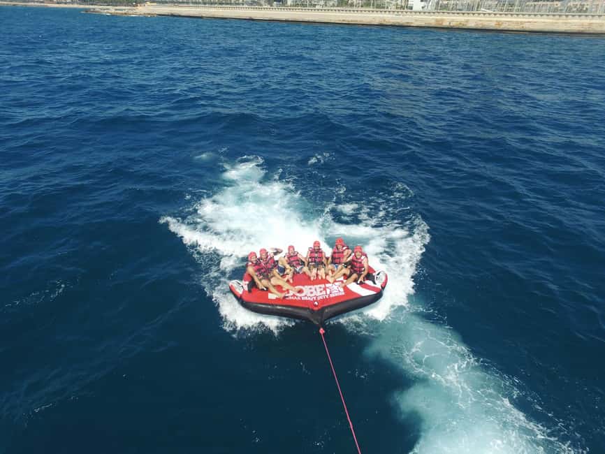 Benidorm: Crazy Sofa - Meeting Point at Carlos Watersports Benidorm