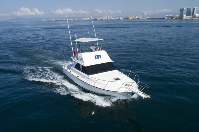 Bertram 38' Convertible Boat in Puerto & Nuevo Vallarta - Shoreline Sightseeing of Puerto Vallarta from the Water