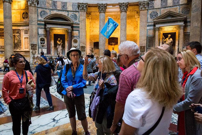 Best of Rome Walking Tour with Piazza Navona and Trevi Fountain - Piazza Colonna and Marcus Aurelius’ Column