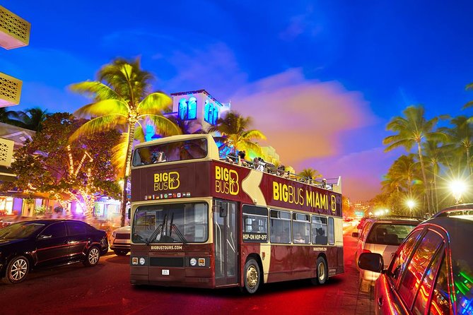 Big Bus Miami: Sightseeing Night Tour by Open-top Bus - The Guides and Commentary Experience