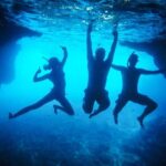 Blue and green cave on Koloep - Visiting the Blue Cave in Koloep