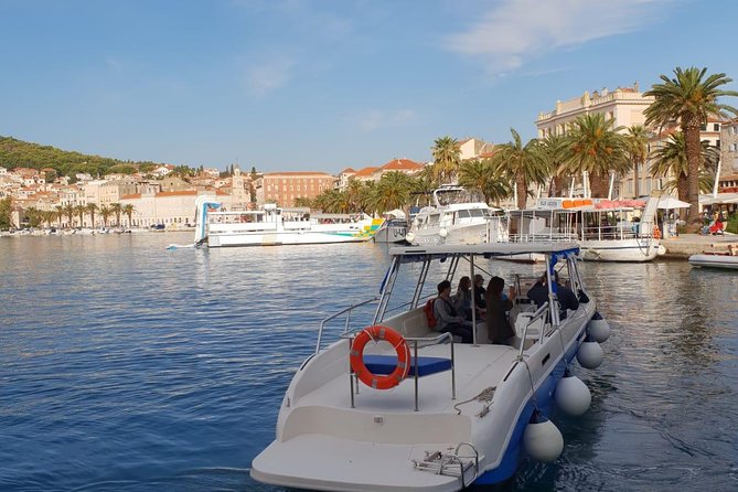 Blue Lagoon and Trogir town - half day speed boat tour - The Meeting Point in Split for Easy Access