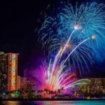 Board from Waikiki Beach for Friday Night Fireworks Sail on Hwea - Witness Waikiki Fireworks from the Water on a Catamaran Cruise
