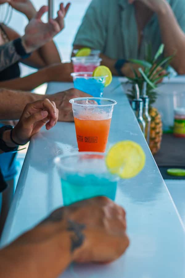 Board from Waikiki Beach for our Aloha Hour Sail - Setting Sail from Waikiki Beach to Scenic Diamond Head