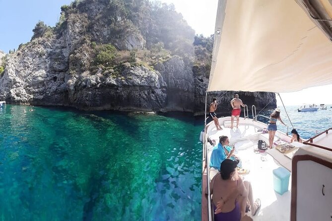 Boat tour Giardini Naxos Taormina Isola Bella Blue Grotto - Discover the Unique Stops and Highlights of the Tour