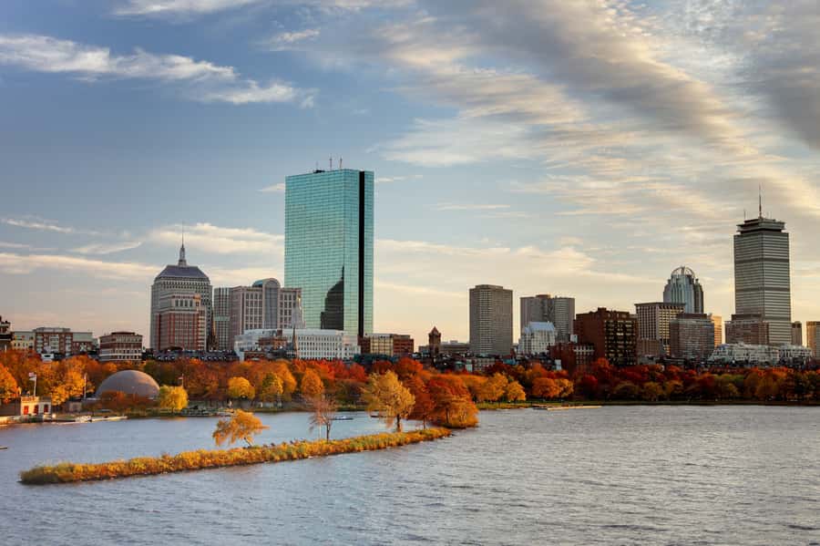Boston Harbor Fall Weekend Brunch Cruise - The Departure Point at Rowes Wharf and Check-In Process