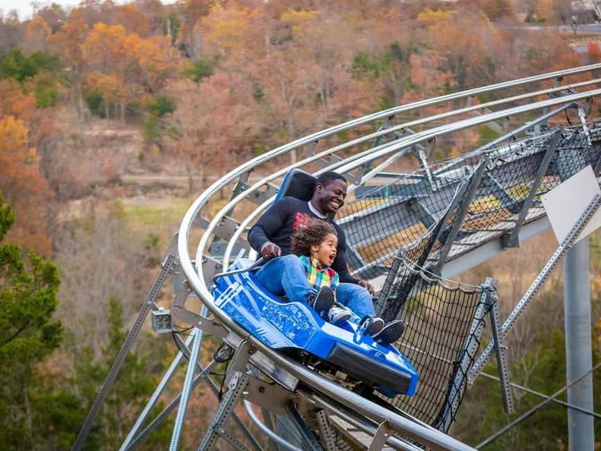 Branson: Thrilling Mountain Coaster Ride - The Thrill of Self-Controlled Speed