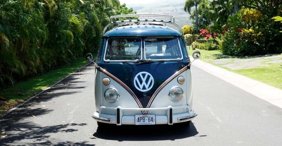 Brewery and Beach cruise in a Vintage VW Bus - Scenic Ride Through South Maui in a Vintage VW Bus