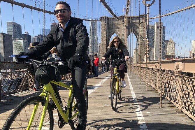 Brooklyn Bridge Waterfront Guided Bike Tour - Crossing the Brooklyn Bridge: Engineering and Photographs
