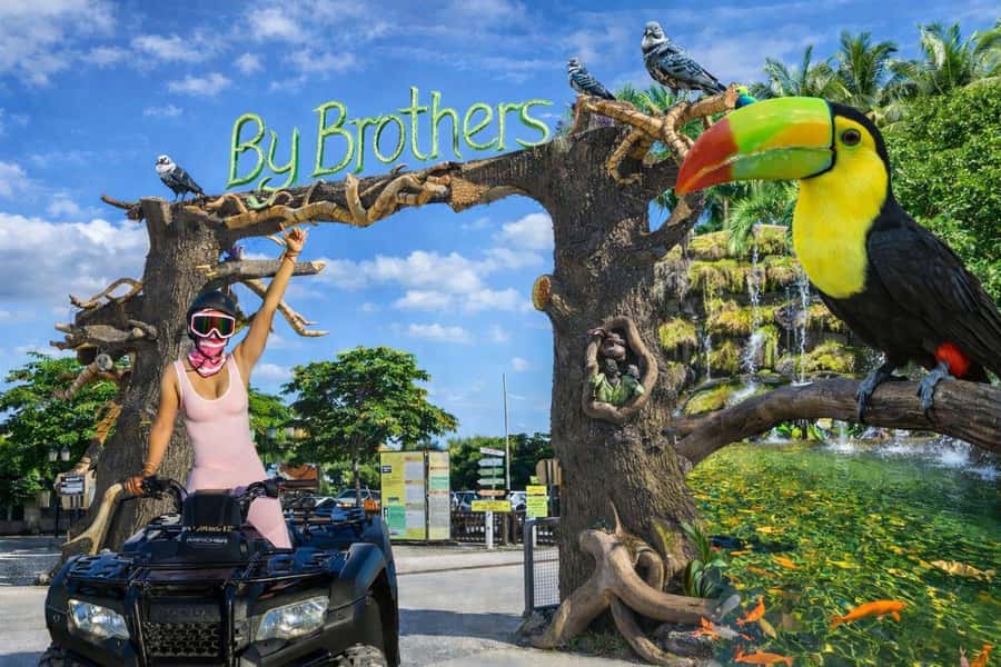 By Brother's Park: 1Hr ATV Ride, Park Entry, Pizza & Drink - Convenient Location and Meeting Details at Brothers Park