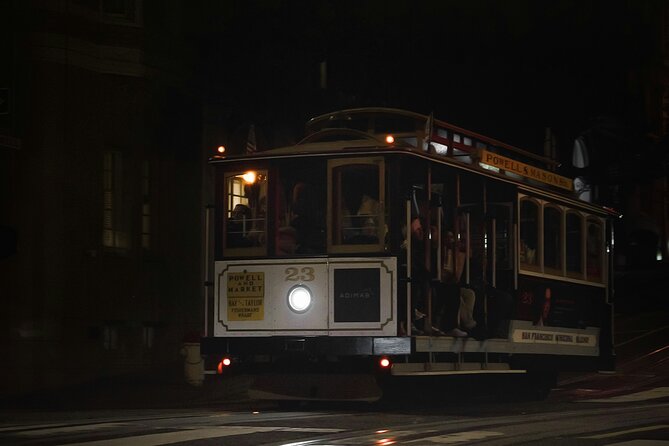 Cable Car NIGHT Ride with Audio Tour in San Francisco - Inside or Outside the Historic Westin St. Francis Hotel