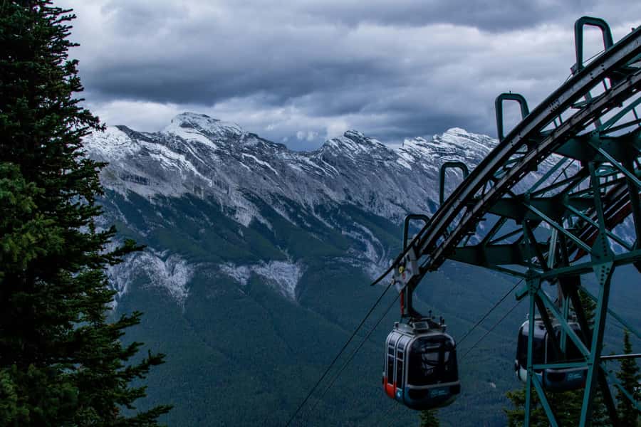 Calgary: Banff Gondola, Lake Louise, Minnewanka Premium Tour - The Banff Gondola Ride: Ascend Sulphur Mountain