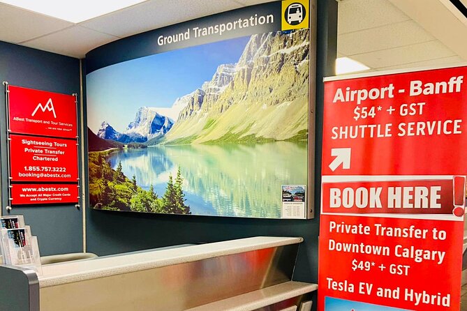 Calgary to Banff - Private Transfer - Scenic Journey in a Tesla Electric Vehicle