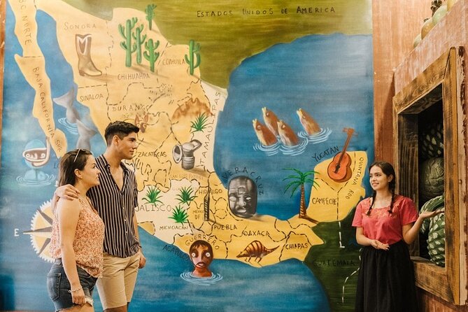 Cancun City Tour, Ruins, fun & adventure! Round Transportation - Tasting Mexican Tequila and Chocolate at Plaza La Fiesta