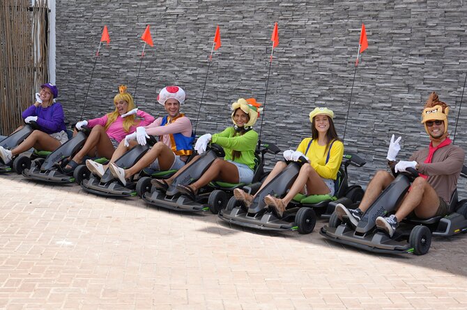 Cancun Go Kart Tour with Costume in Hotel Zone - Dressing as Action Characters Adds to the Fun