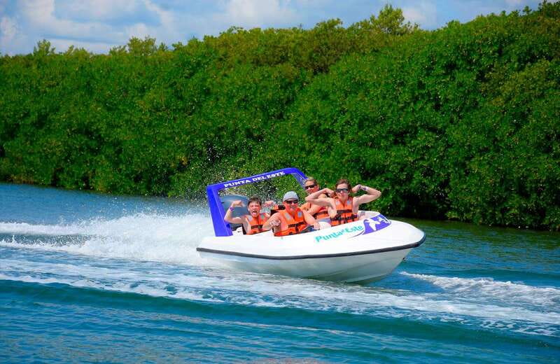 Cancun: Jungle Tour Adventure with Speedboat and Snorkeling - Exploring the Nichupté Lagoon by Speedboat