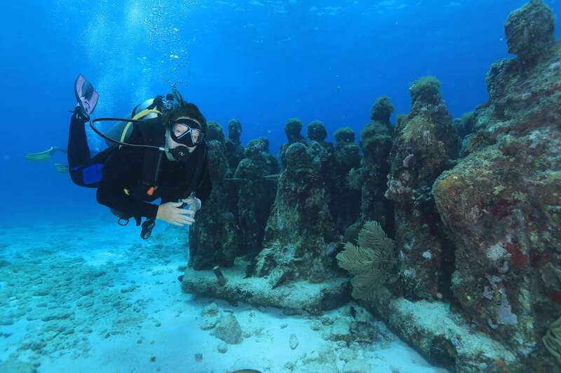 Cancun: Scuba Diving for Certified Divers, 3 options to dive - Challenging Reefs Outside of the Bay