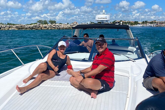 Cancun Yacht Rental for a private Caribbean Experience - Panoramic Views of Cancun’s Hotel Zone from the Water