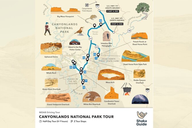 Canyonlands National Park Self-Guided Audio Tour - Shafer Canyon Overlook and the Trail to Mesa Arch