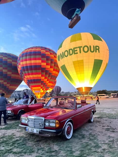 Cappadocia: Sunrise Classic Car Tour - Starting Your Day with a Hot Air Balloon View