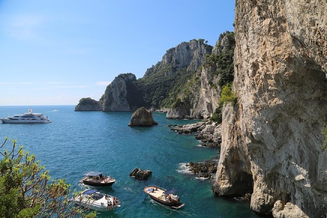 Capri boat tour from Positano with Light Lunch, Drinks & Swim - Stunning Coastal Views from the Boat