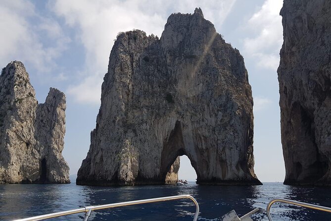 Capri Private Boat Tour (3 Hours) + Blue Grotto - Exploring the Famous Faraglioni and Punta Carena Lighthouse