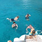 Catamaran Cruises Rhodes - 6 Hours Day Cruise ALL INCLUSIVE - Exploring Anthony Quinns Bay: The First Swimming Stop
