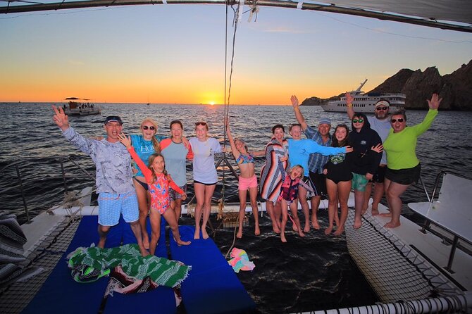 Catamaran LA TORTUGA SUNSET Private Cruise - Iconic Stops at Cabo San Lucas Beaches and Landmarks