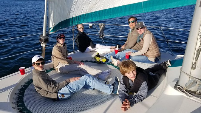 Catamaran Sailing Cruise on San Diego Bay for up to 12 Guests - The Starting Point for Your San Diego Bay Sailing Trip