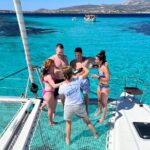 Catamaran Semi Cruise Paros Antiparos includes Food and Drinks - Visiting the Antiparos Secluded Beaches and Villa