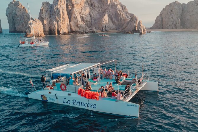 Catamaran Sunset Cruise with Open Bar in Cabo San Lucas - Experience the Iconic El Arco at Sunset