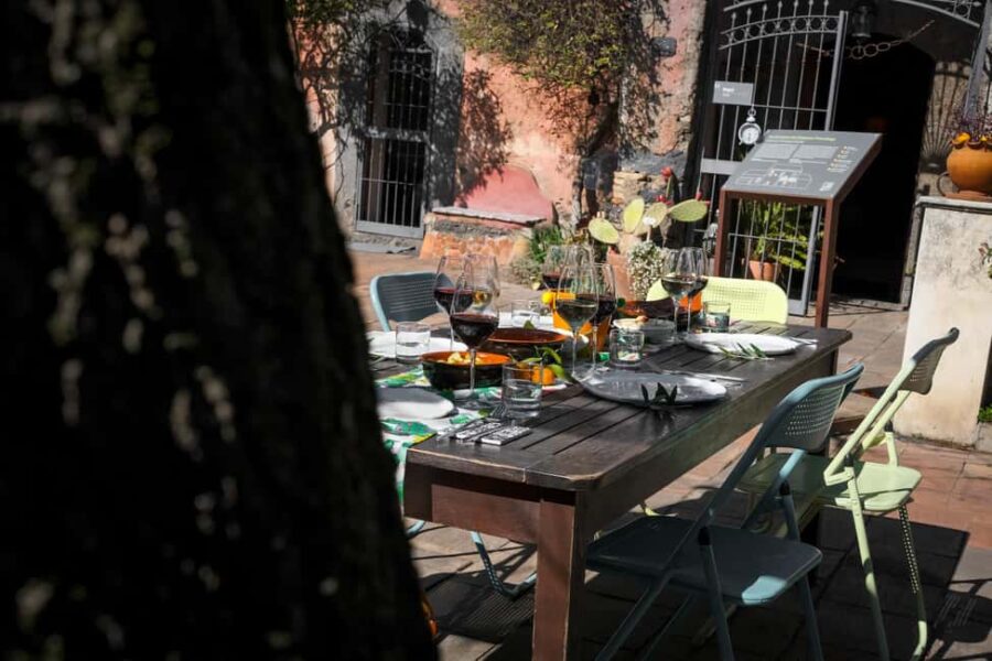 Catania: Etna Urban Winery Sicilian Lunch with Wine Tasting - Tasting Four Distinct Etna Wines