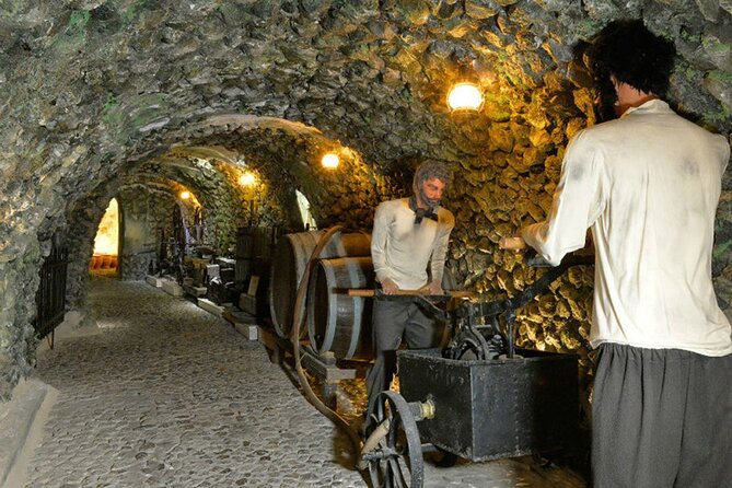 Cave Wine Museum Tour in Santorini with Tasting and Pick Up - Wine Tasting of Three Signature Santorini Wines